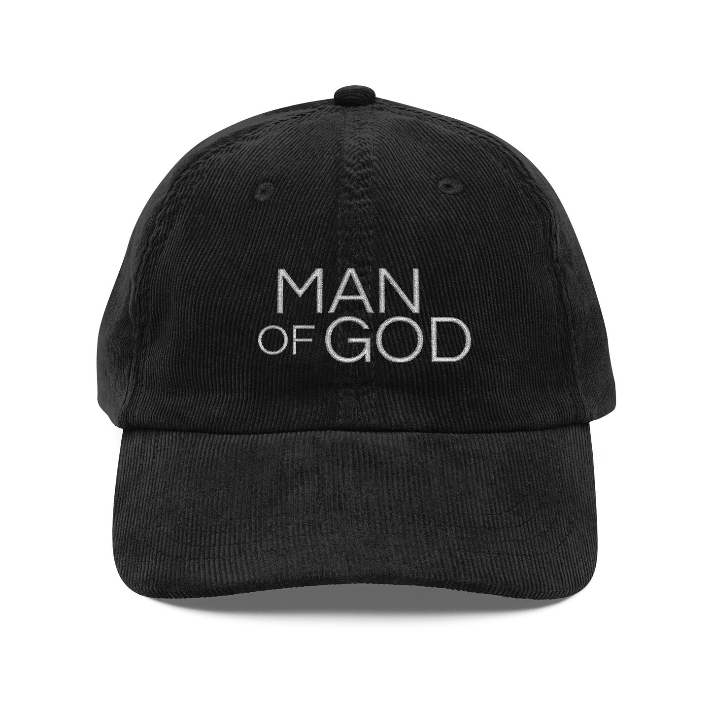 Vintage Corduroy Cap - 'Man of God'