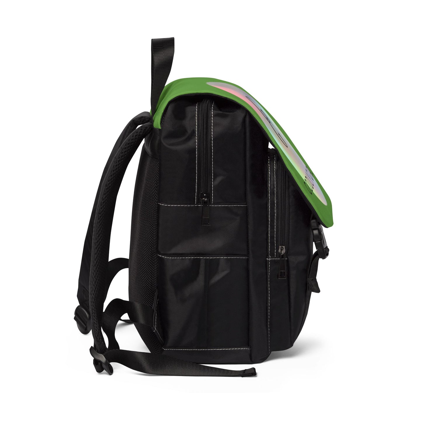 Green Casual Shoulder Backpack