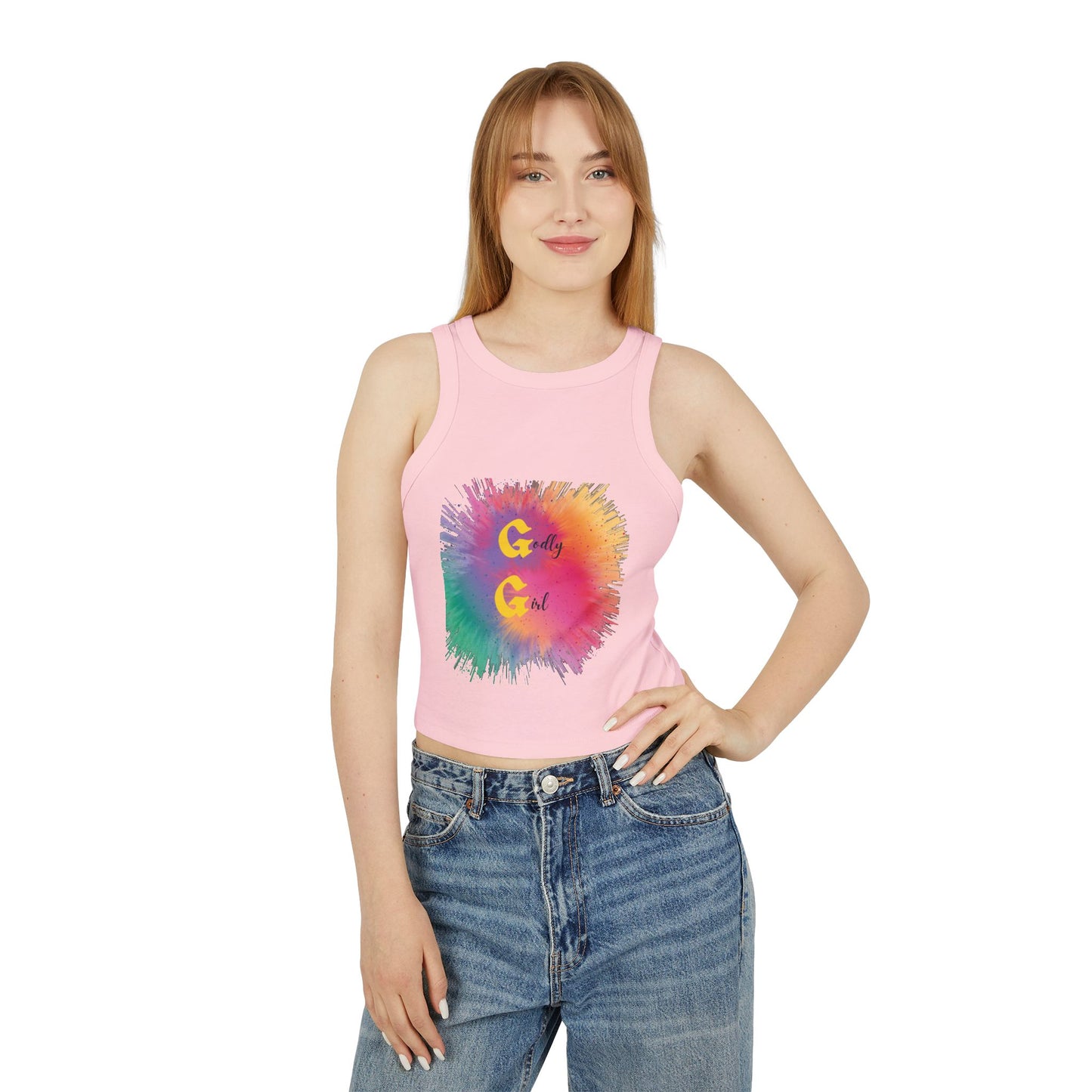 Women's Micro Rib Racer Tank Top