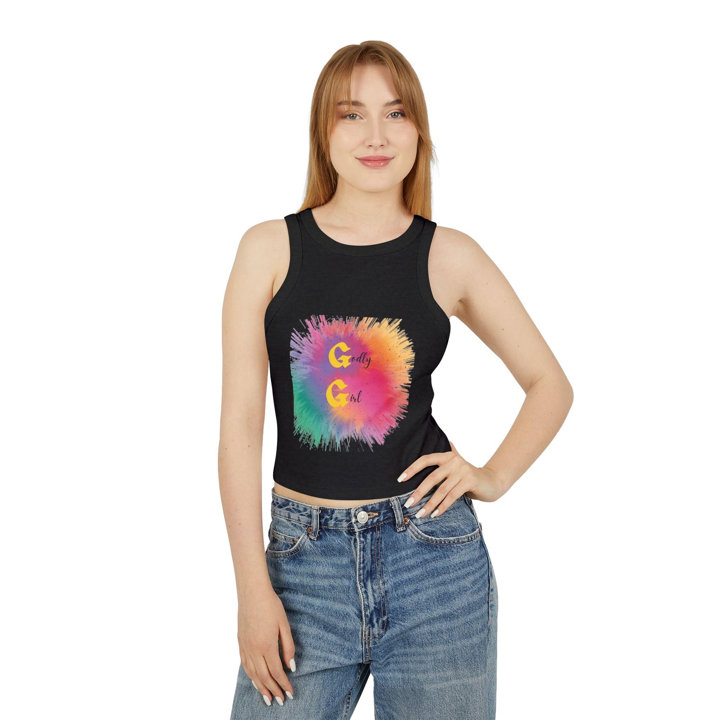 Women's Micro Rib Racer Tank Top