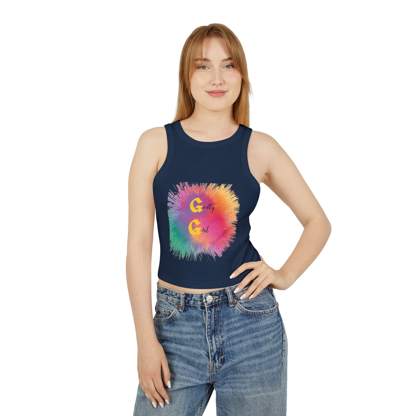 Women's Micro Rib Racer Tank Top