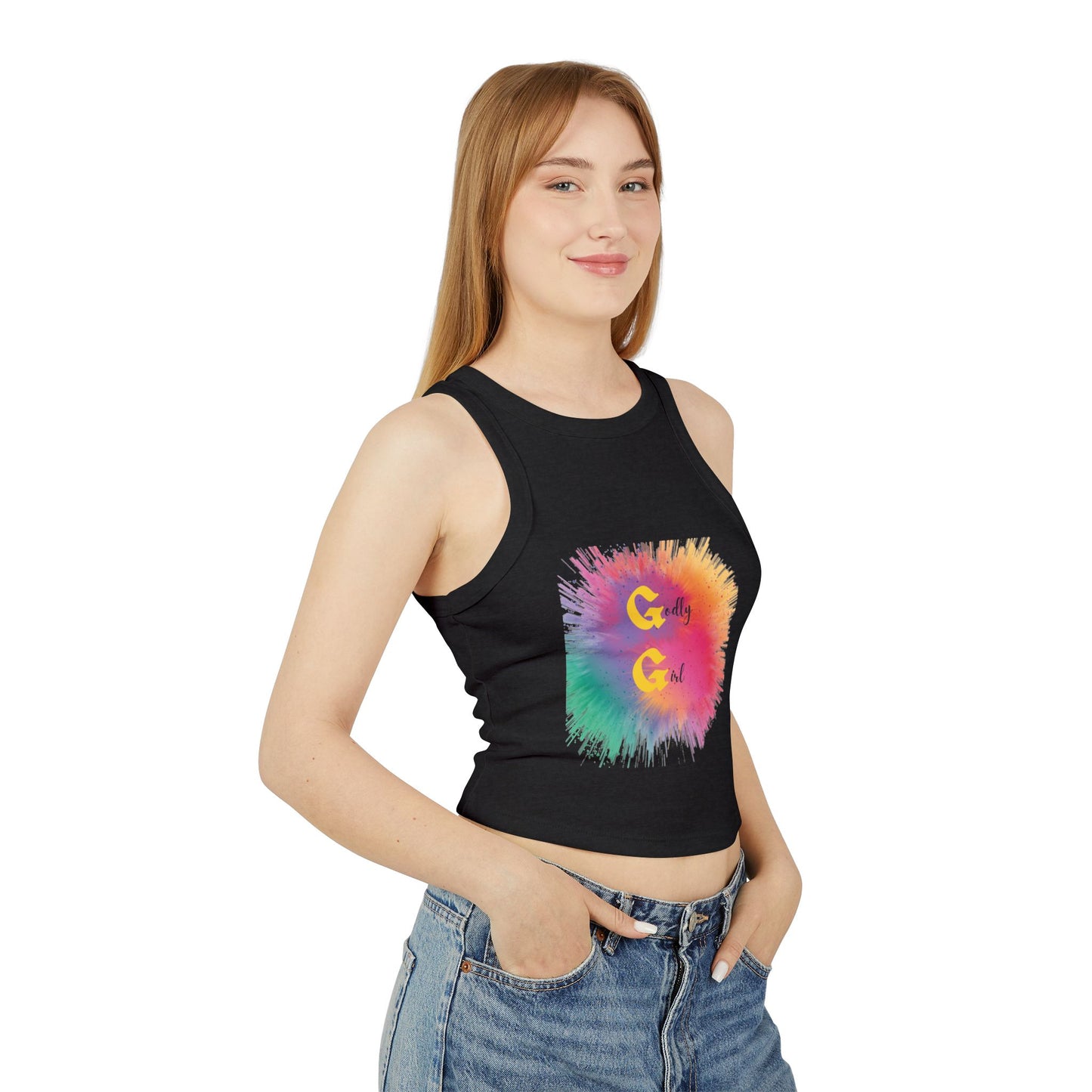 Women's Micro Rib Racer Tank Top