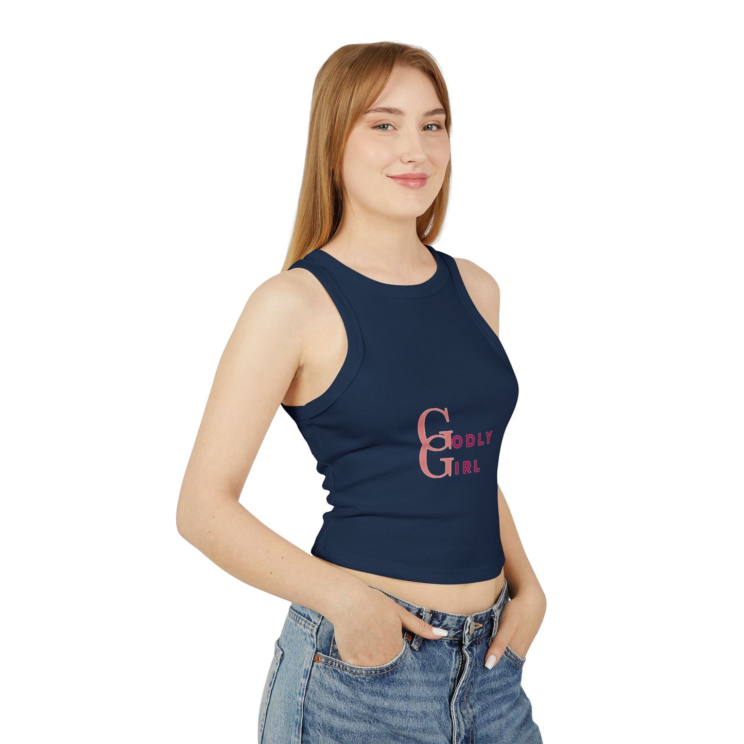 Women's Micro Rib Racer Tank Top