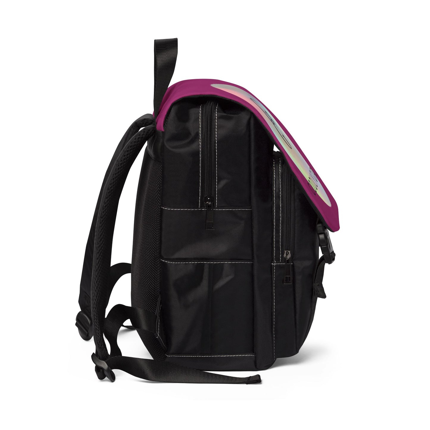 Purple Casual Shoulder Backpack