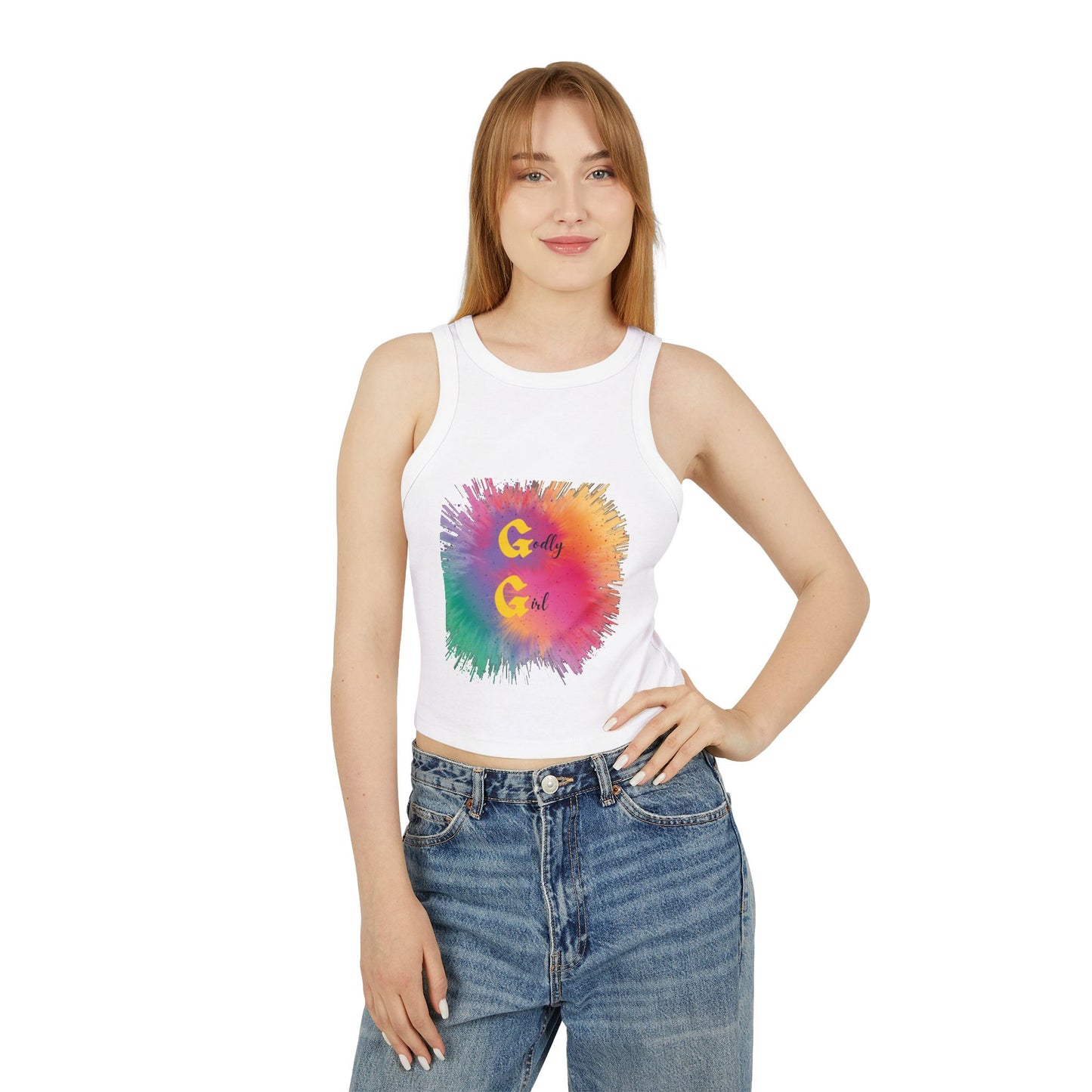 Women's Micro Rib Racer Tank Top