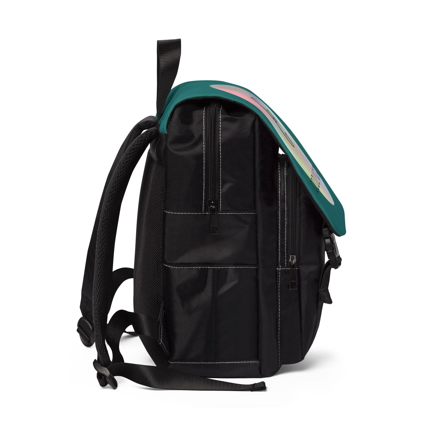 Teal Casual Shoulder Backpack