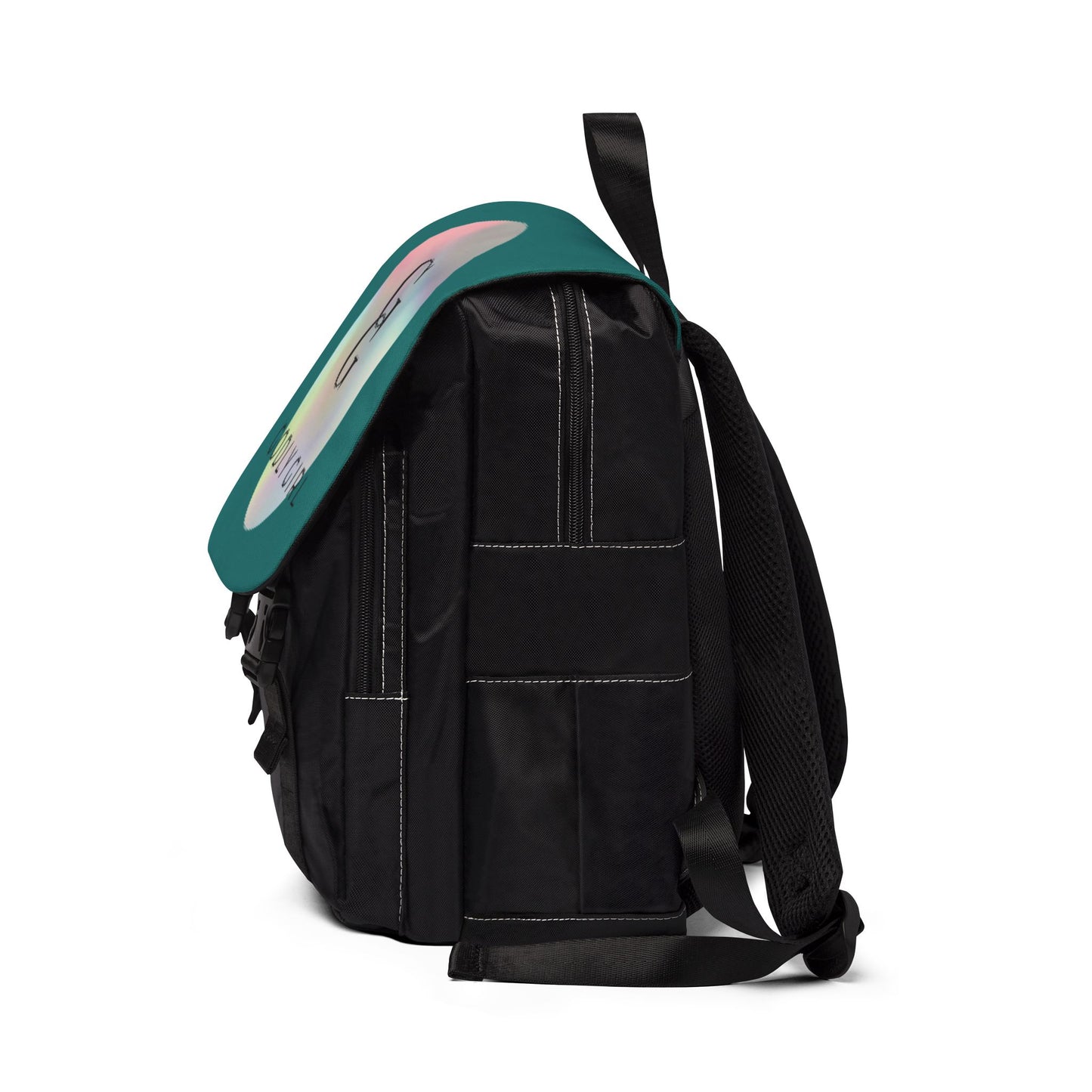 Teal Casual Shoulder Backpack