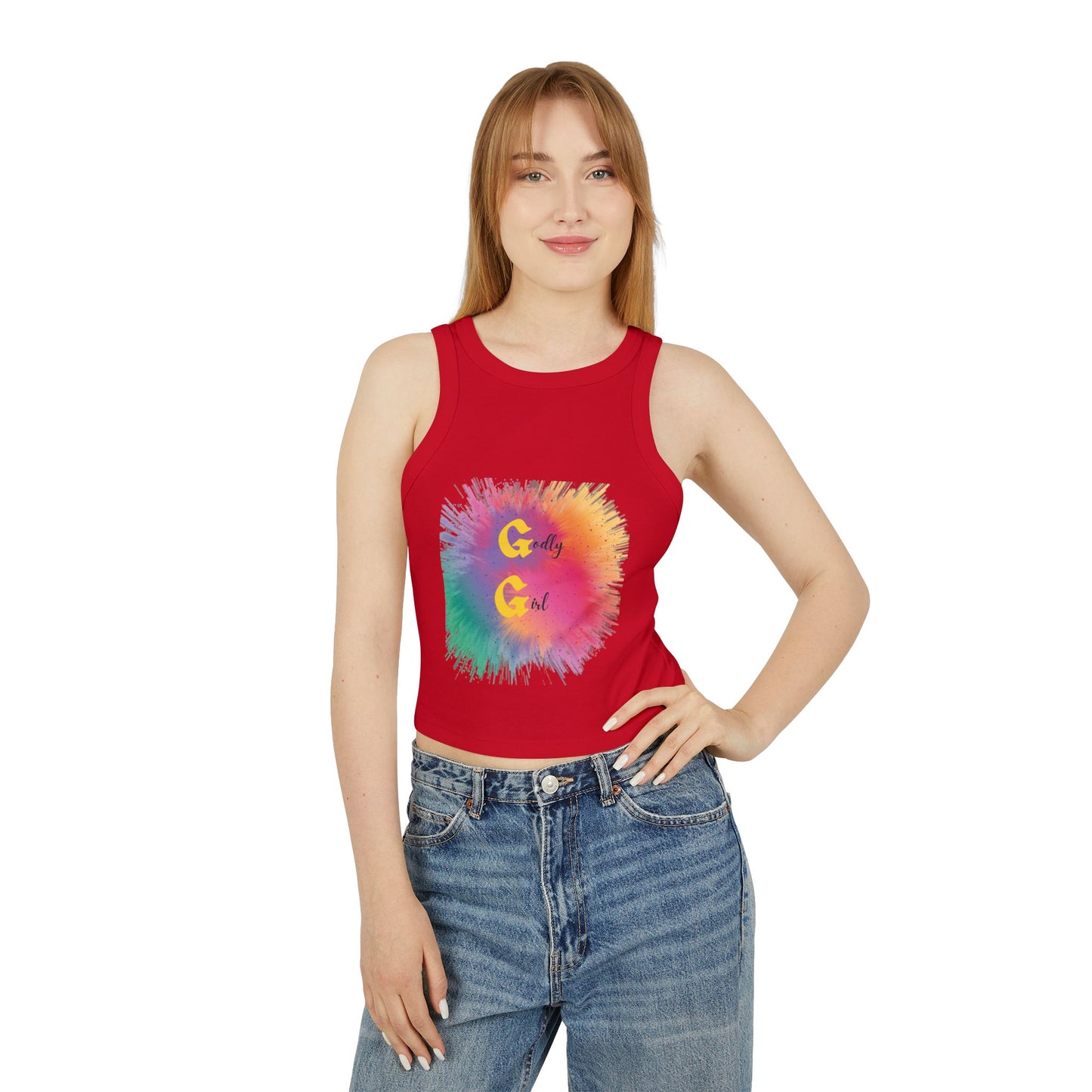 Women's Micro Rib Racer Tank Top